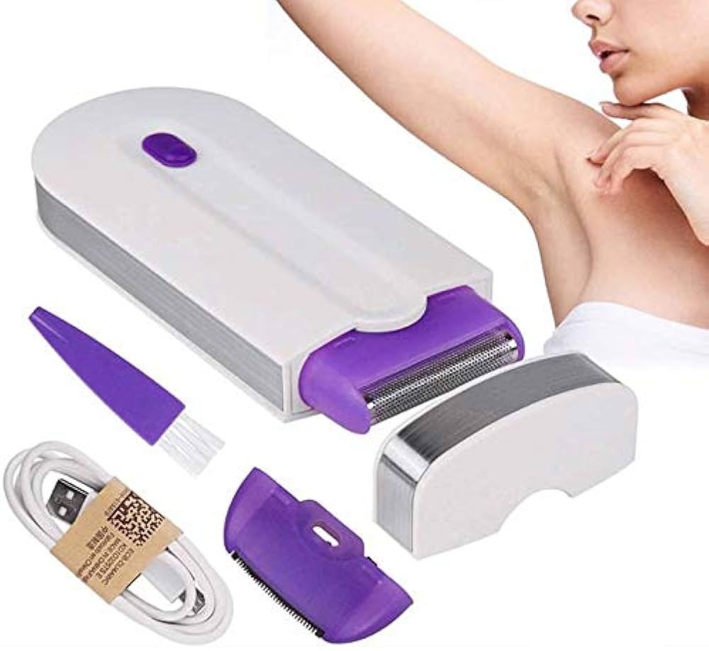 Finishing Touch Laser Hair Removal Two In One Trimmer Pain Free Electric Hair Removal Device For Women - Image 3