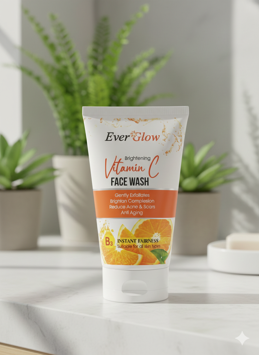 Everglow Vitamin C Face Wash Brightening & Refreshing Cleanser (120 Ml) - Image 5